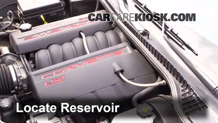 2006 Chevrolet Corvette 6.0L V8 Convertible Windshield Washer Fluid Add Fluid